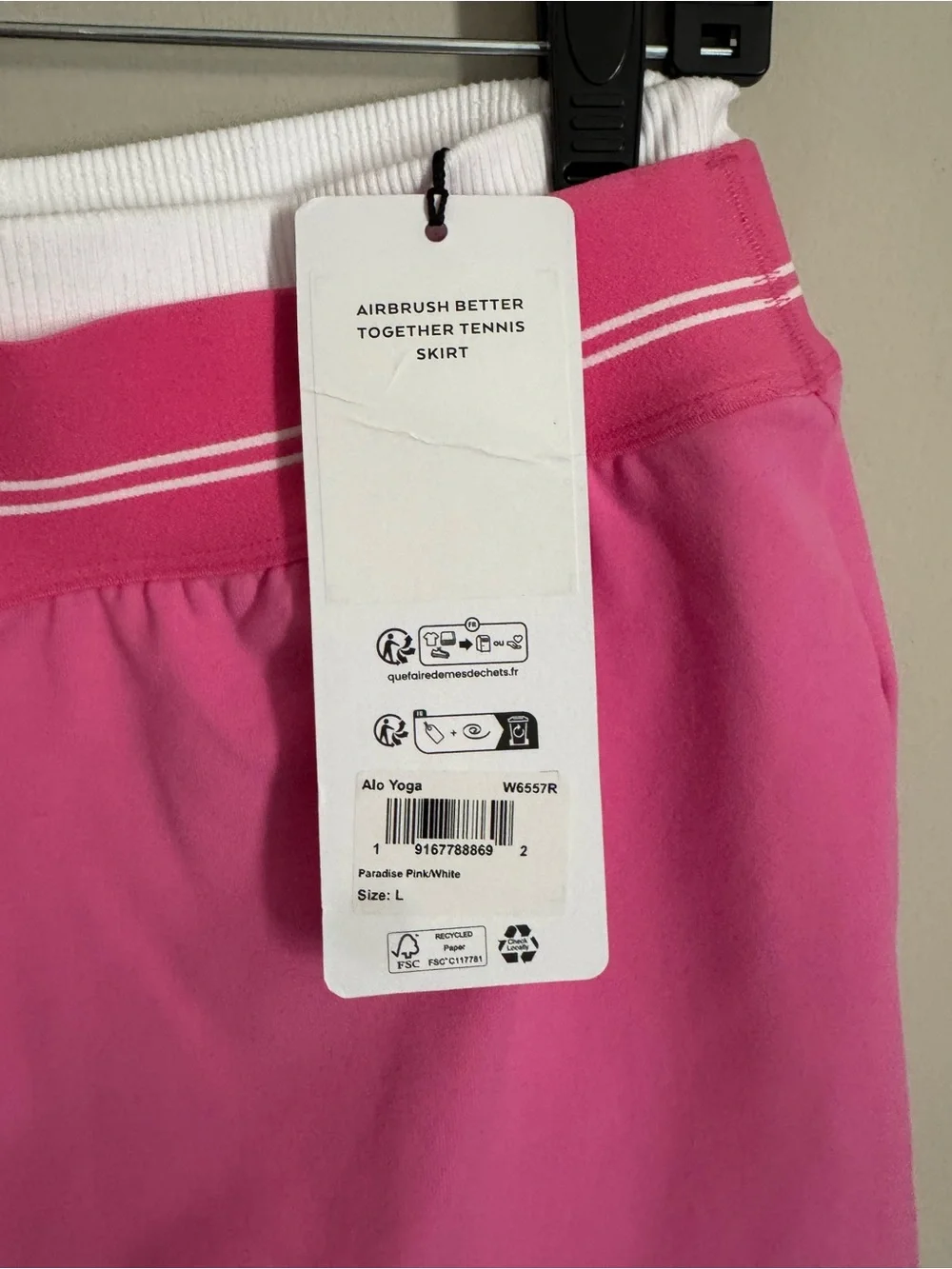 Alo yoga Airbrush Better Together Tennis Skirt in Paradise pink